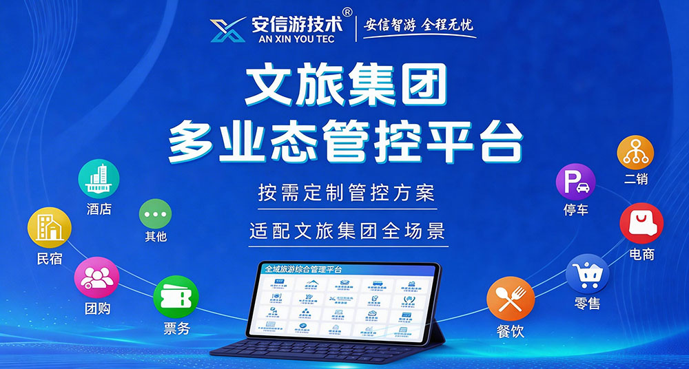 安信游多业态票务系统｜一套系统统筹景区全业态运营