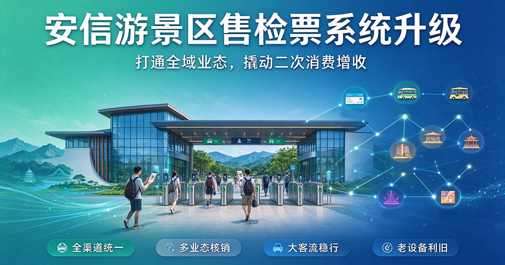 老旧景区售票系统升级改造，这些坑一定要避开｜安信游智慧票务改造指南