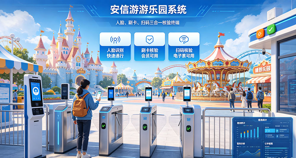 安信游亲子乐园票务系统｜可配置哪些组合套票、次卡、年卡？多种票型组合方案